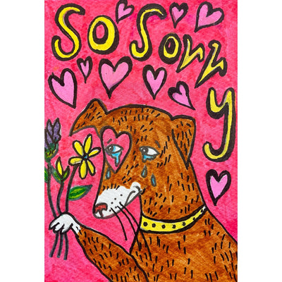 Hand-painted cards Caitlin Sheedy #4 