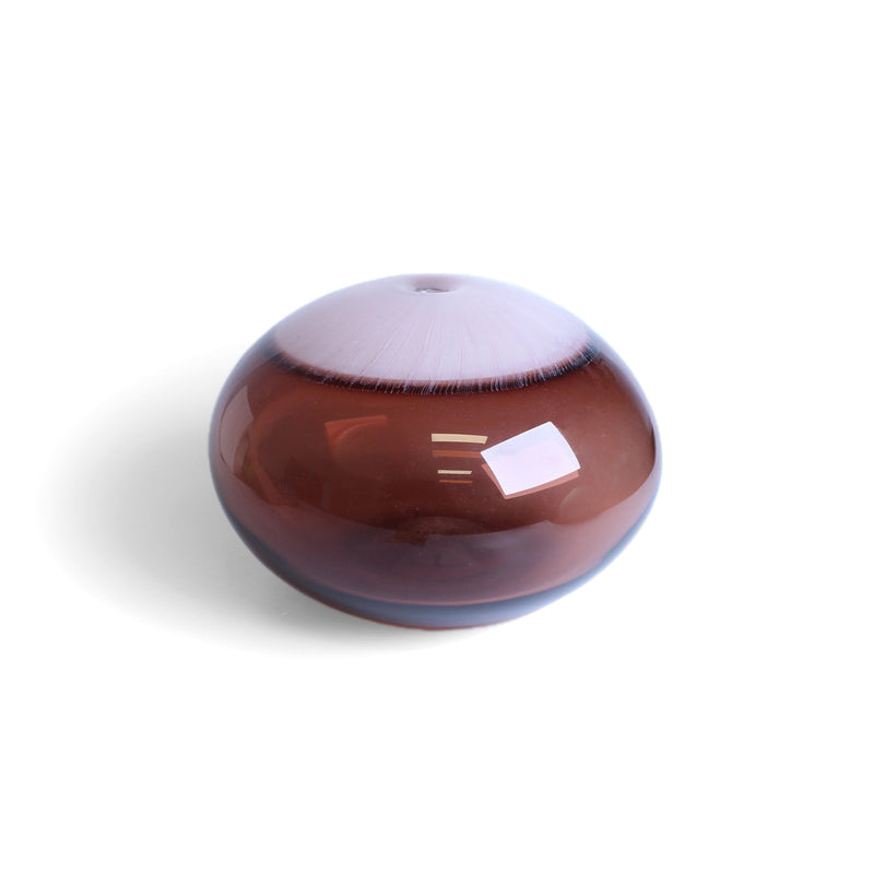 Encalmo round vessel Glass Jo Bone 