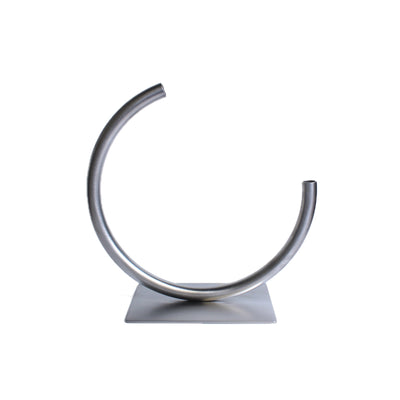 Edging Over Vase Sculpture & Art object A.C.V. Studios Silver- Small 