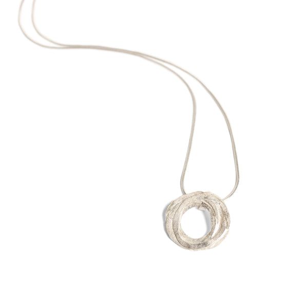 Silver Wrap Pendant Jewellery Shimara Carlow 