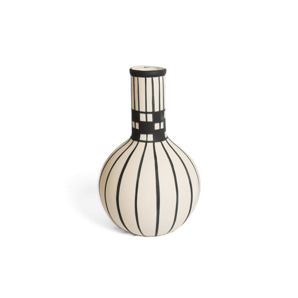 Geometric Long Necked Vase Ceramics Ronelle Clarke #2 