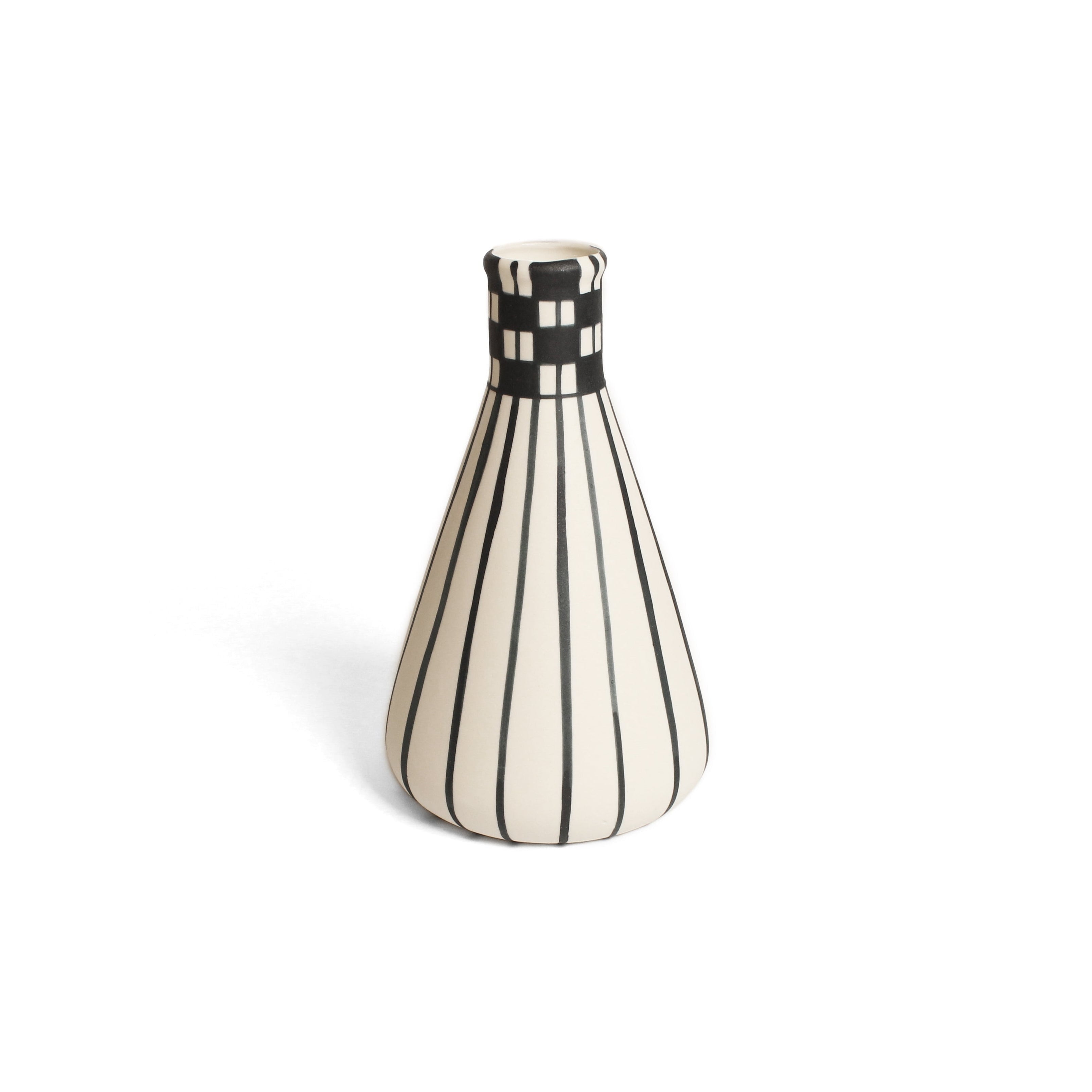 Geometric Flask Vase Ceramics Ronelle Clarke 