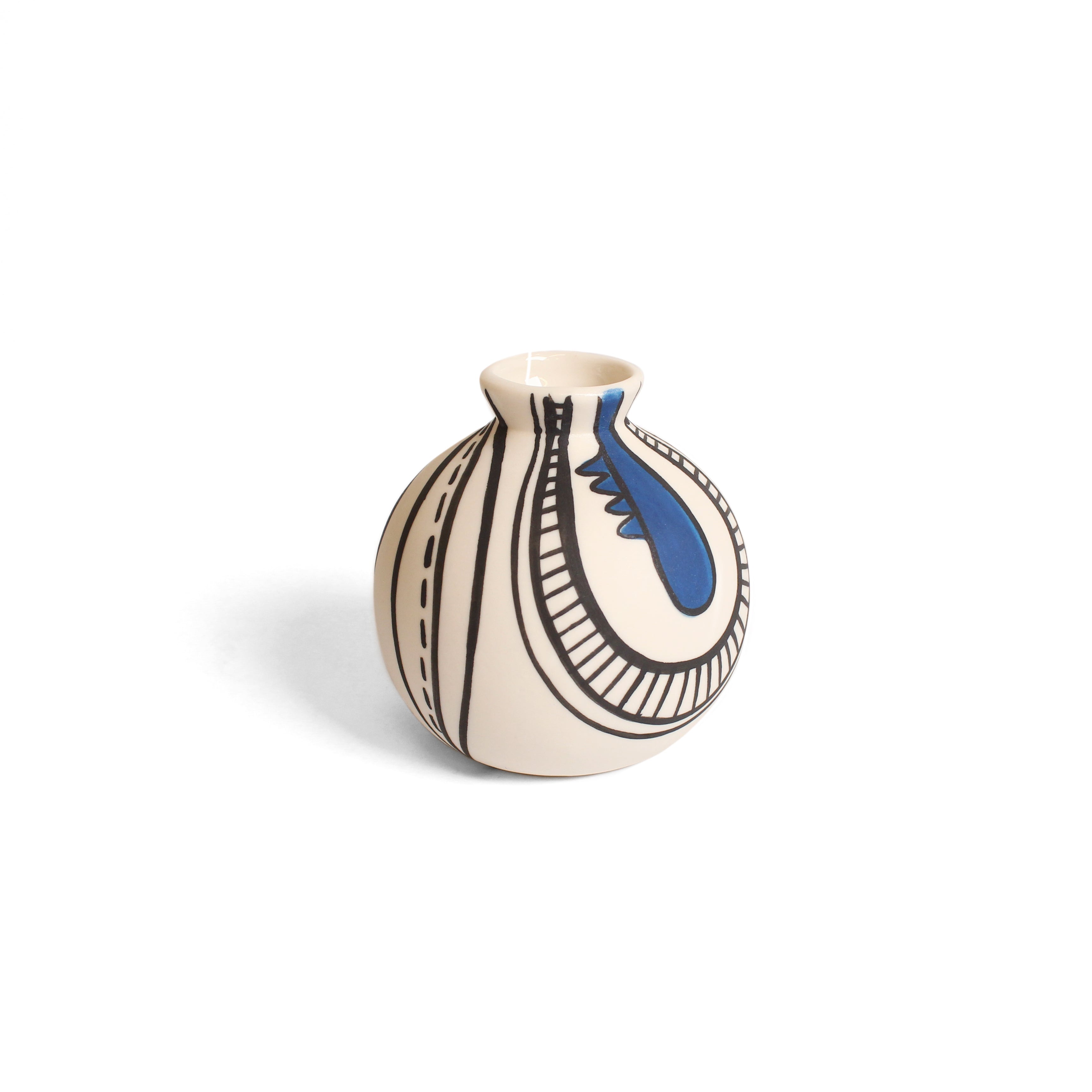 Aegean Small Round Vases Ceramics Ronelle Clarke #1 