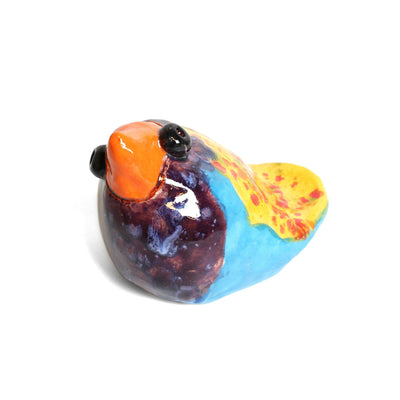 Ceramic Sitting Birds Sculpture & Art object Barbara George #8 
