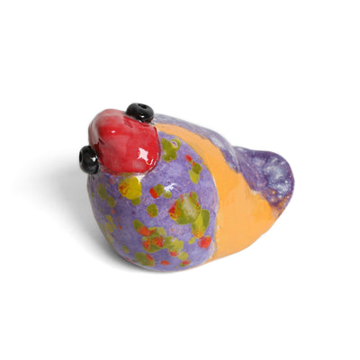 Ceramic Sitting Birds Sculpture & Art object Barbara George #7 