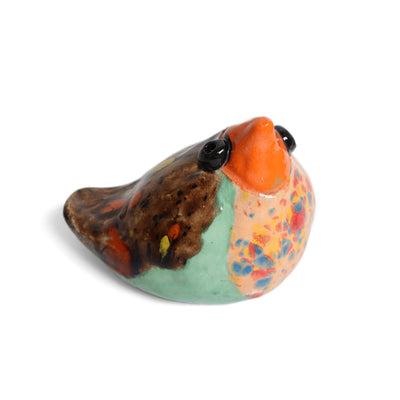 Ceramic Sitting Birds Sculpture & Art object Barbara George #5 