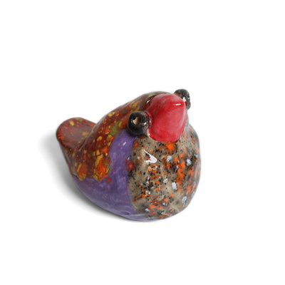 Ceramic Sitting Birds Sculpture & Art object Barbara George #3 