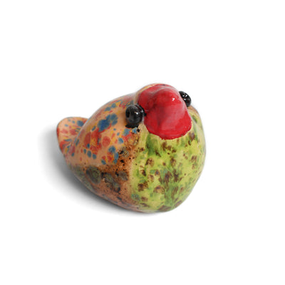 Ceramic Sitting Birds Sculpture & Art object Barbara George #4 