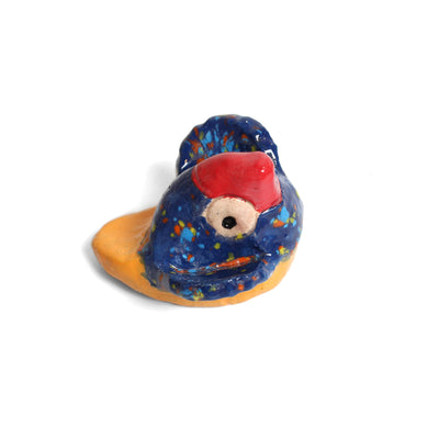 Small Ceramic Birds Sculpture & Art object Barbara George #5 