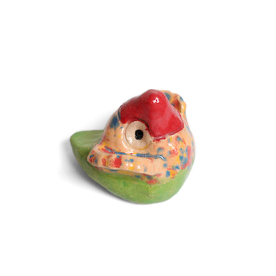 Small Ceramic Birds Sculpture & Art object Barbara George #4 