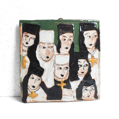 Ceramic Wall Tiles Sculpture & Art object Barbara George #4 