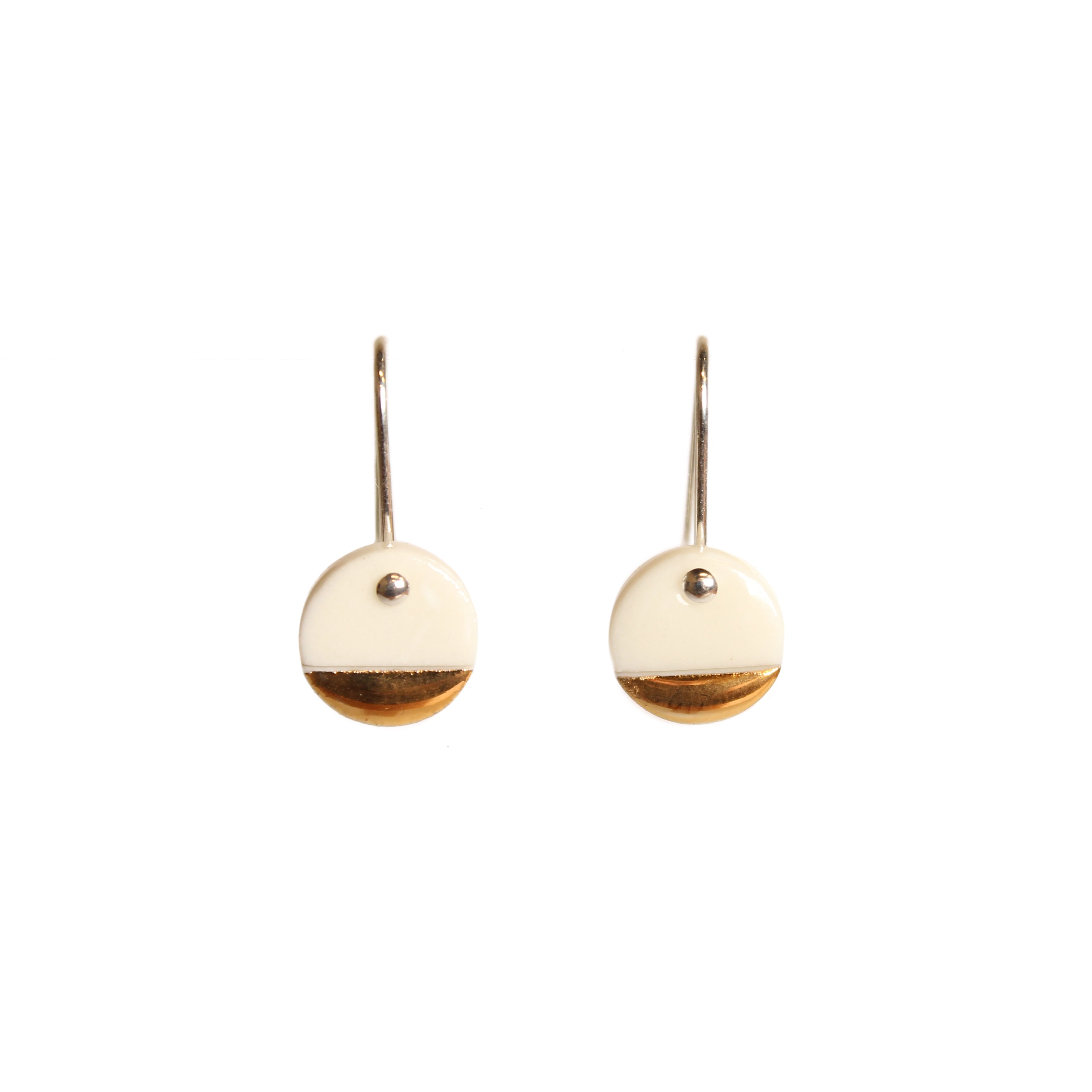 Spot Earrings Jewellery Erin Lightfoot White 