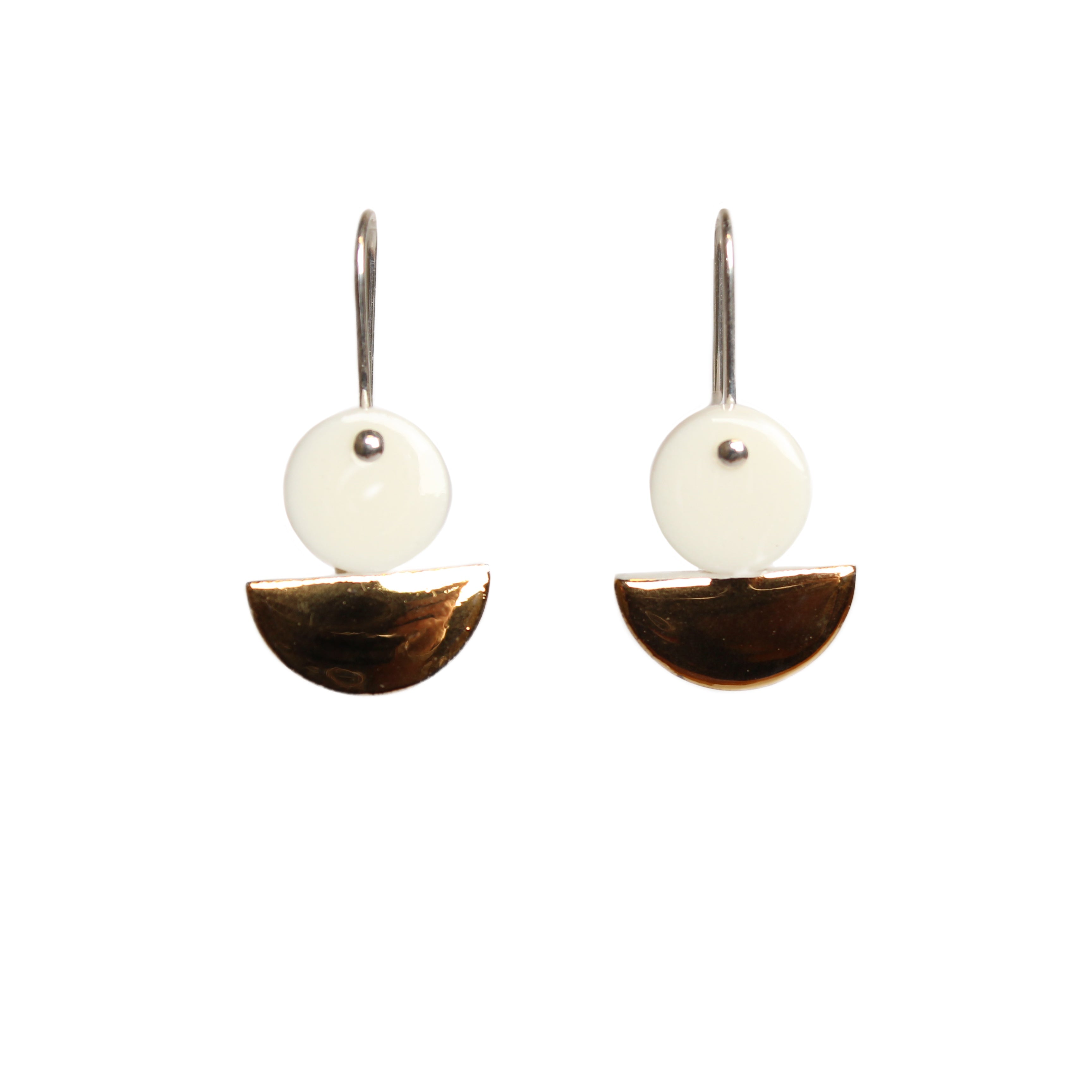 Float Earrings Jewellery Erin Lightfoot White 