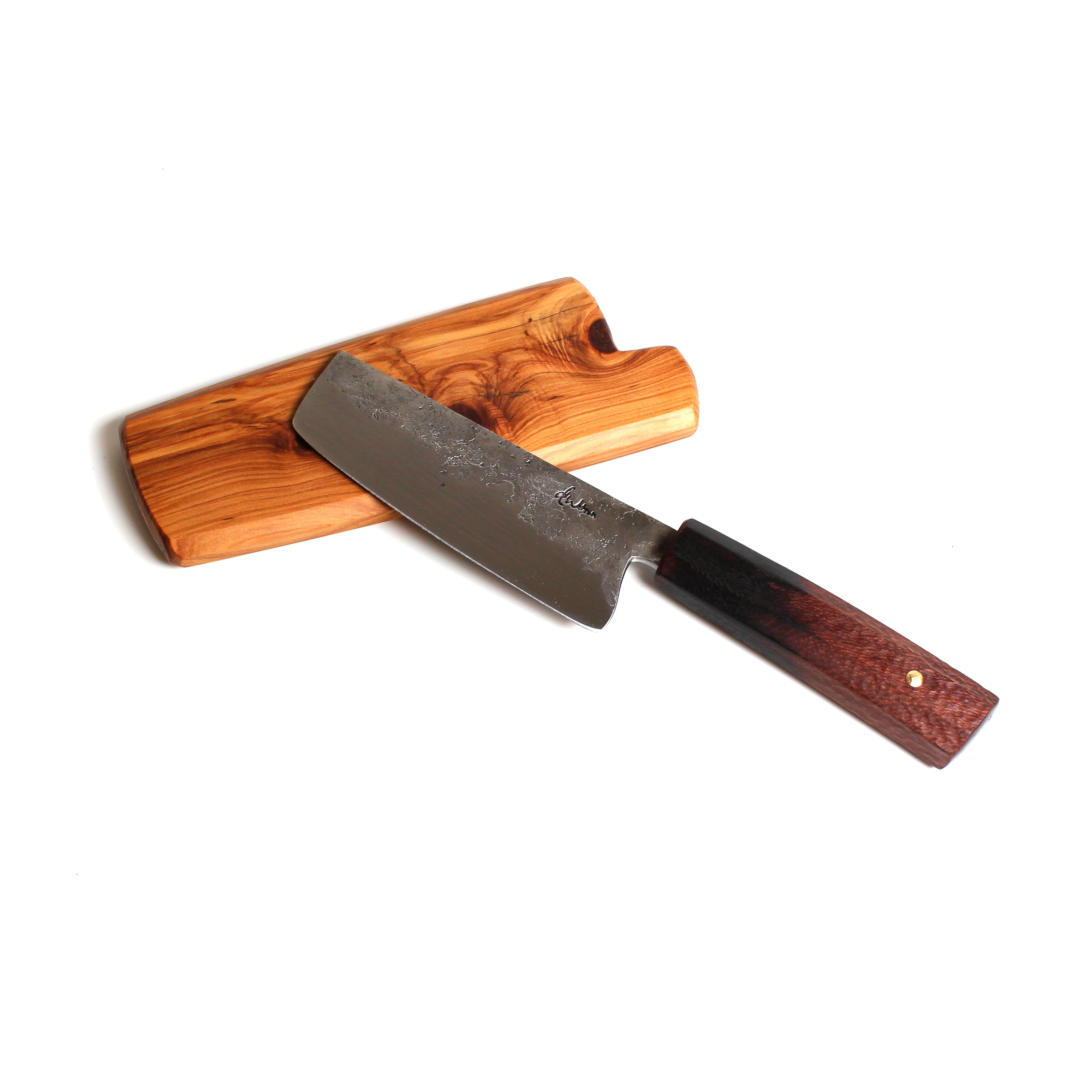 Handforged high carbon steel vegetable slicer I Wood Dan Watson 