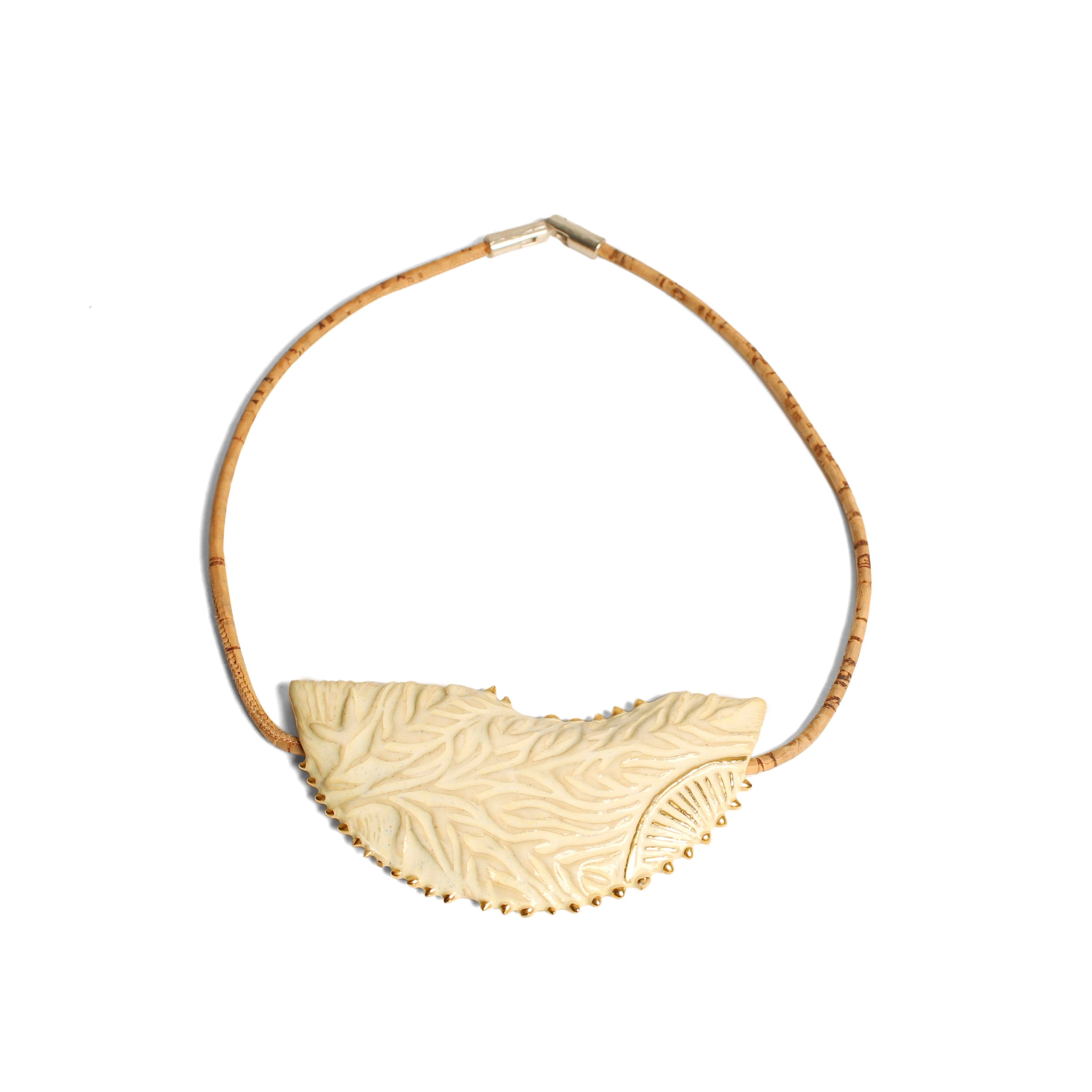 Glazed Ceramic Pendant Necklace Necklaces Julia Bramich 