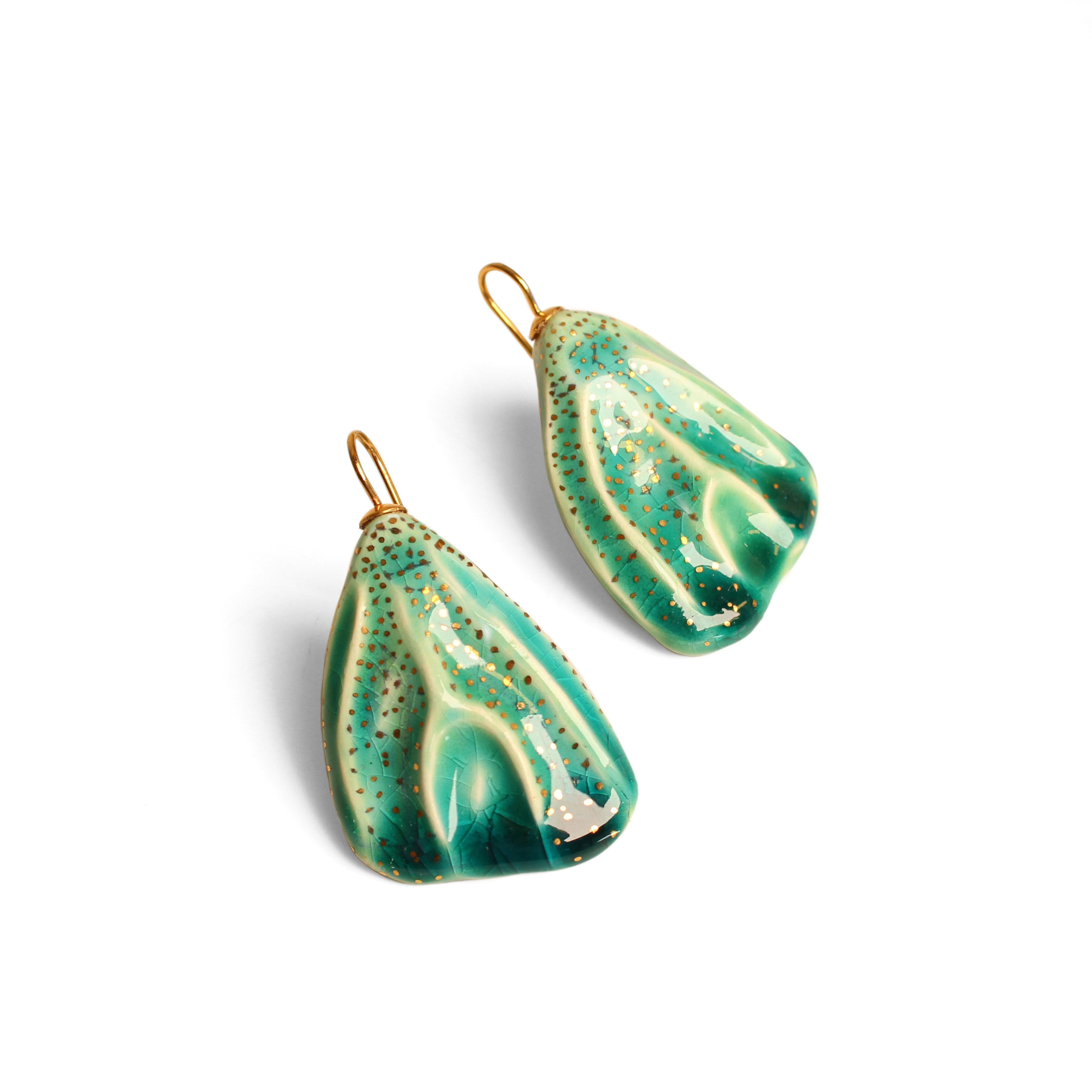 Butterfly Wings Dangle Earrings Jewellery Julia Bramich Turquoise 