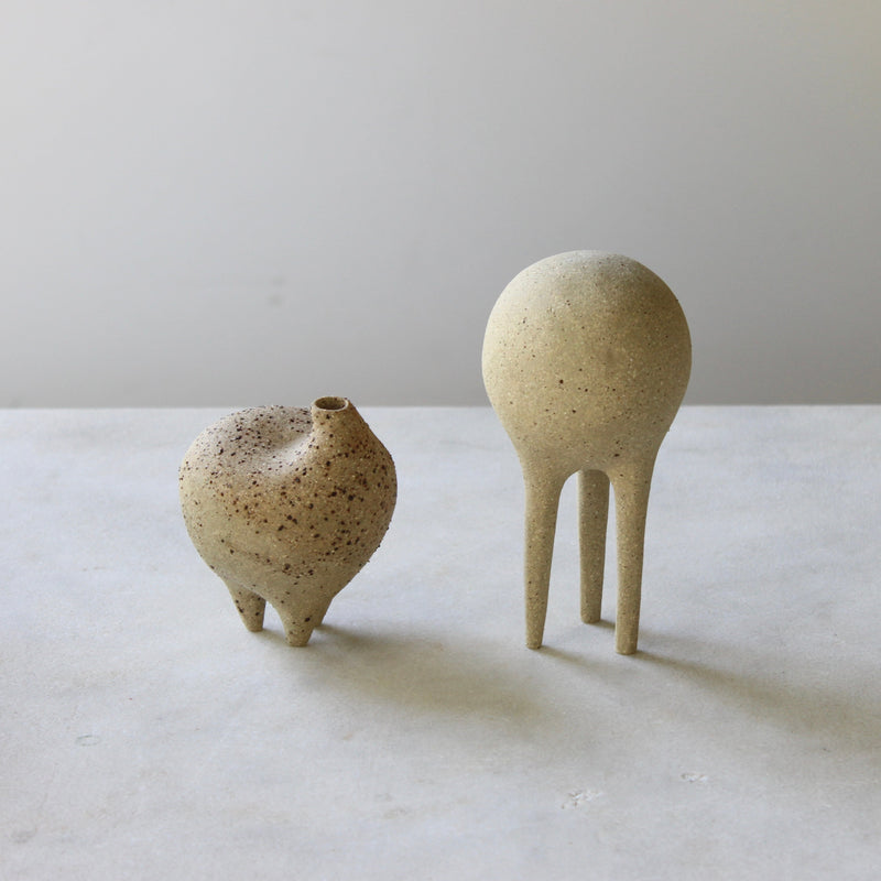 Family Portrait (set of 2 sculptures) Ceramics (Exhibition) Raquel Diniz 