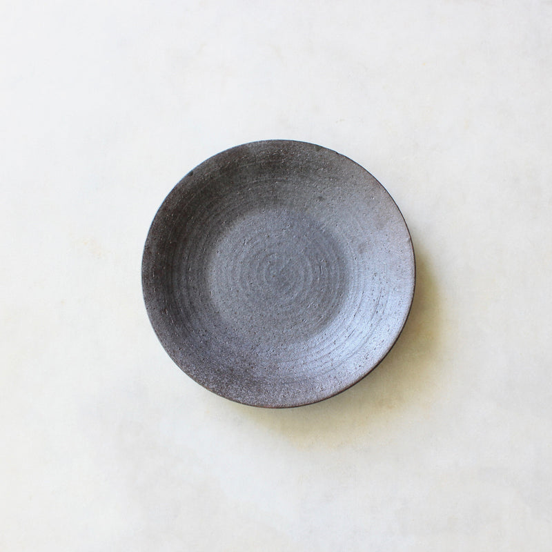metal and dust platter Ceramics (Exhibition) Baylee Griffin 