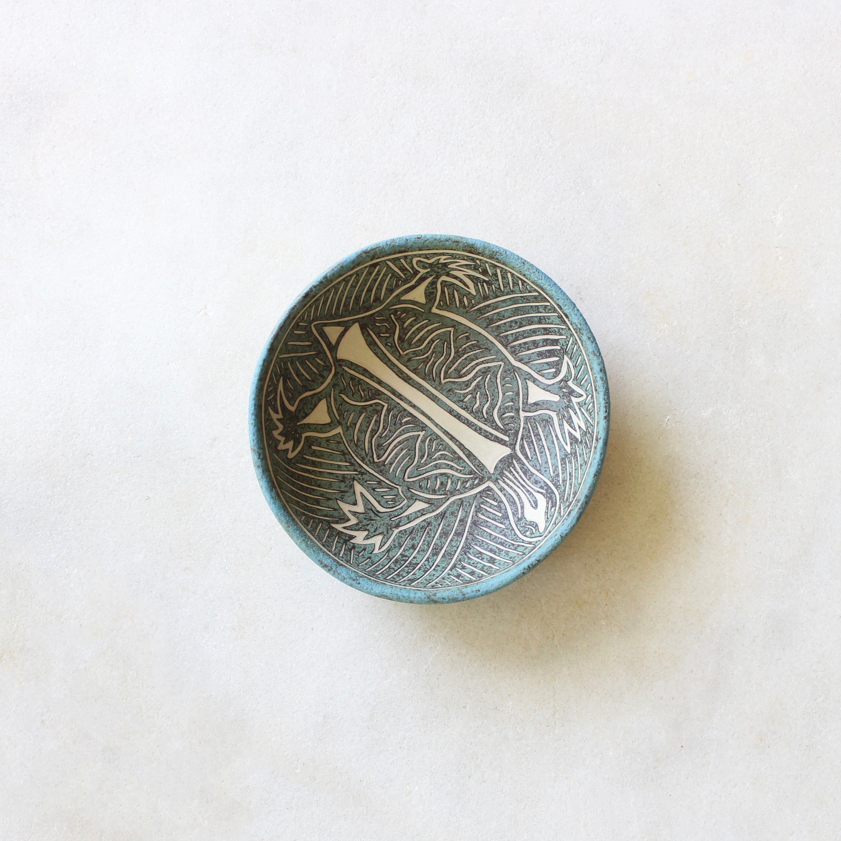 Gregory Salt - Ngujay (Freshwater Turtle) Ceramic Bowl - 814-24 Ceramics Yalanji Arts 