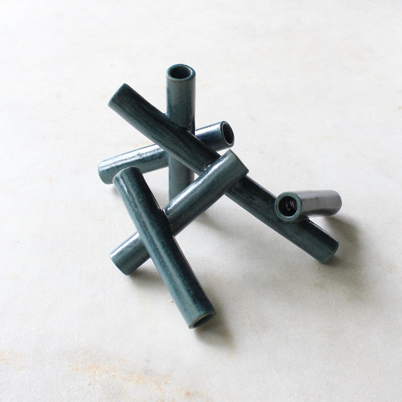 Cylindrical Growth – Blue 1 Ceramics John Brighenti 