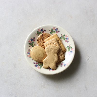 Deliciously Inedible Family Favourites (Large Plate) 5 biscuits Ceramics Julya Hegarty 
