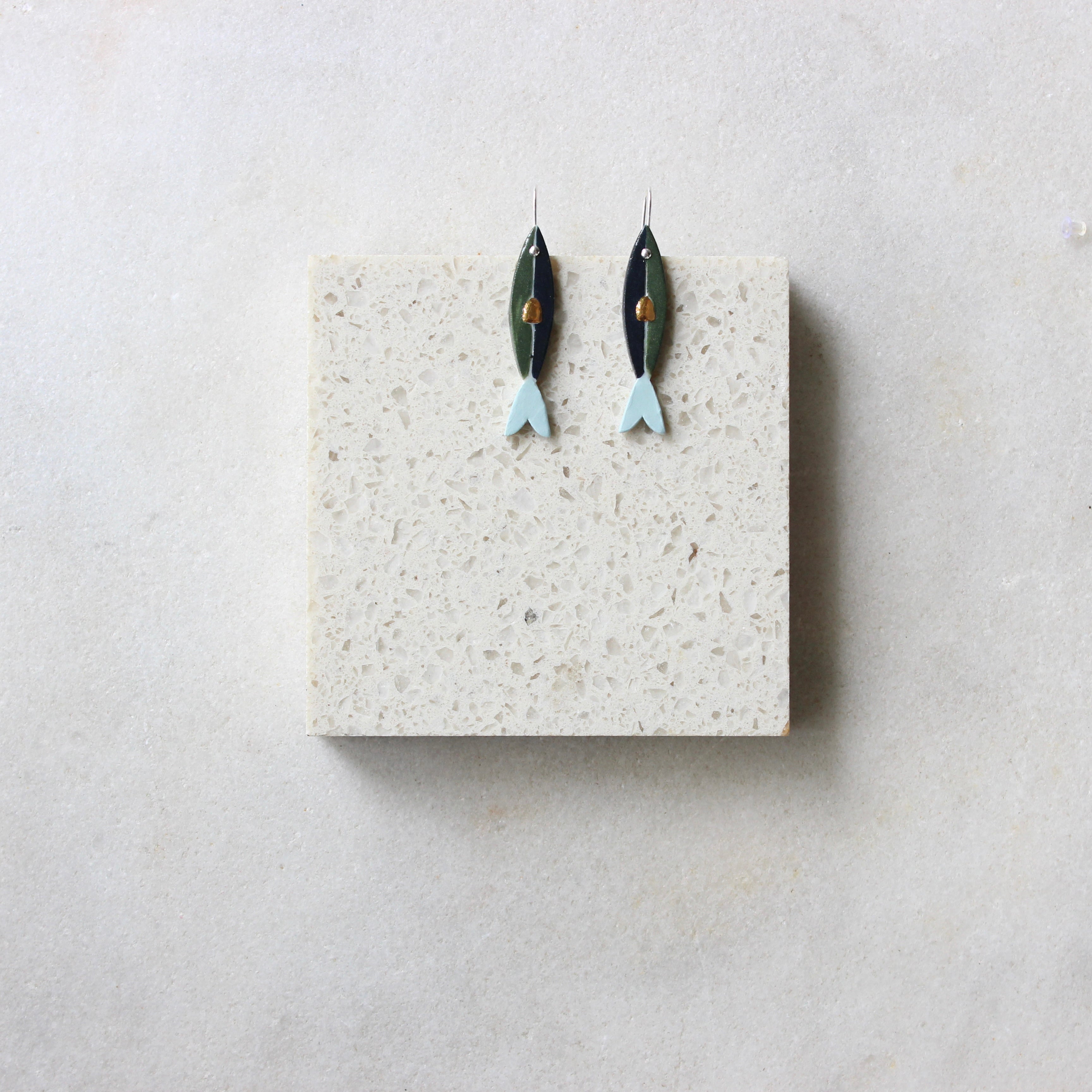 Anchovy Earrings Jewellery Erin Lightfoot 