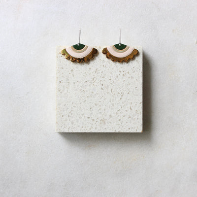 Scallop Drop Earrings