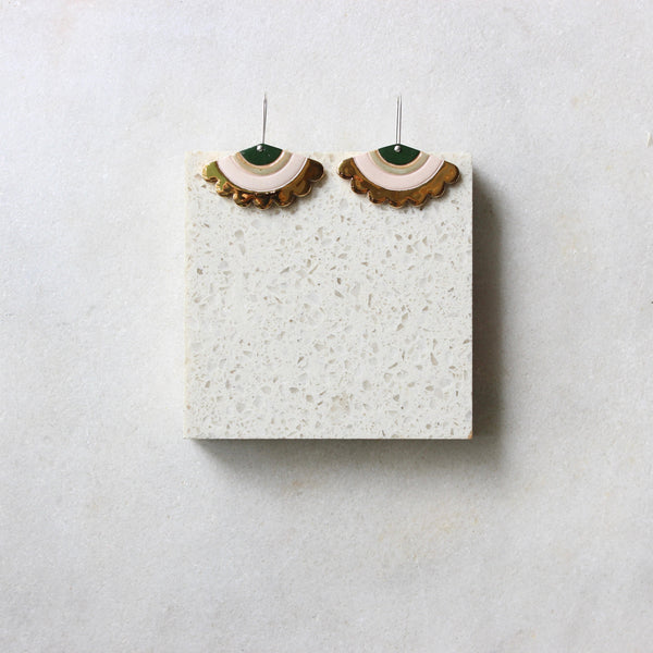 Scallop Drop Earrings Erin Lightfoot 