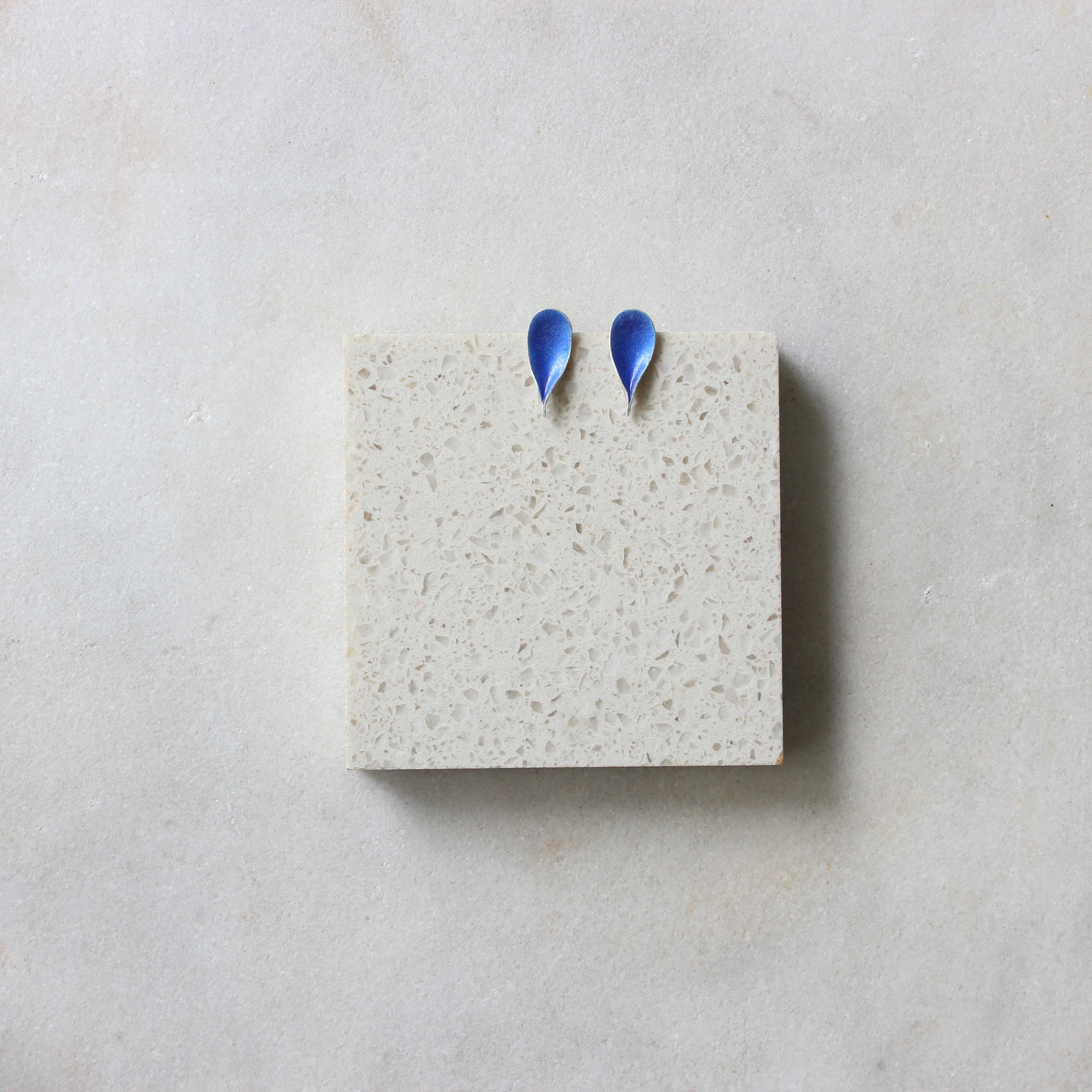 Flitter Studs (Blue Frost) Jewellery Mari Hirata 