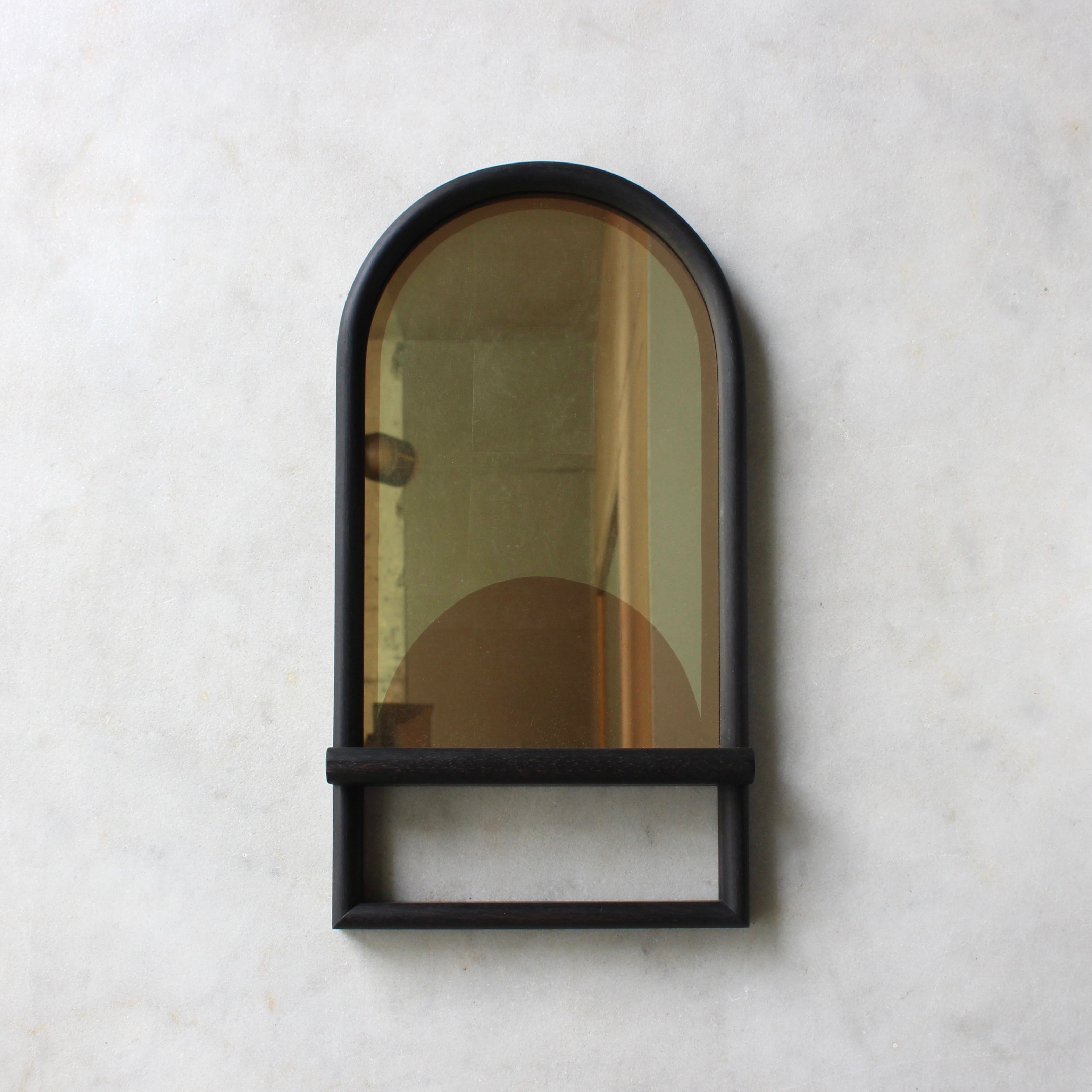 Demilune Mirror Timber Rick Hayward 
