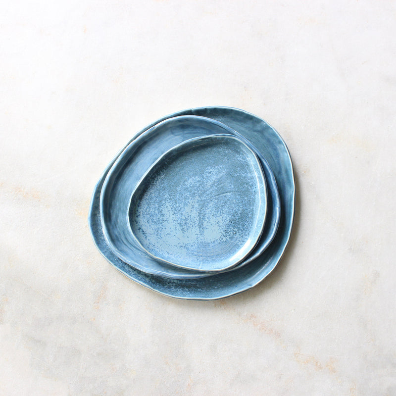 Nesting egg plate Ceramics D H Makers Small 