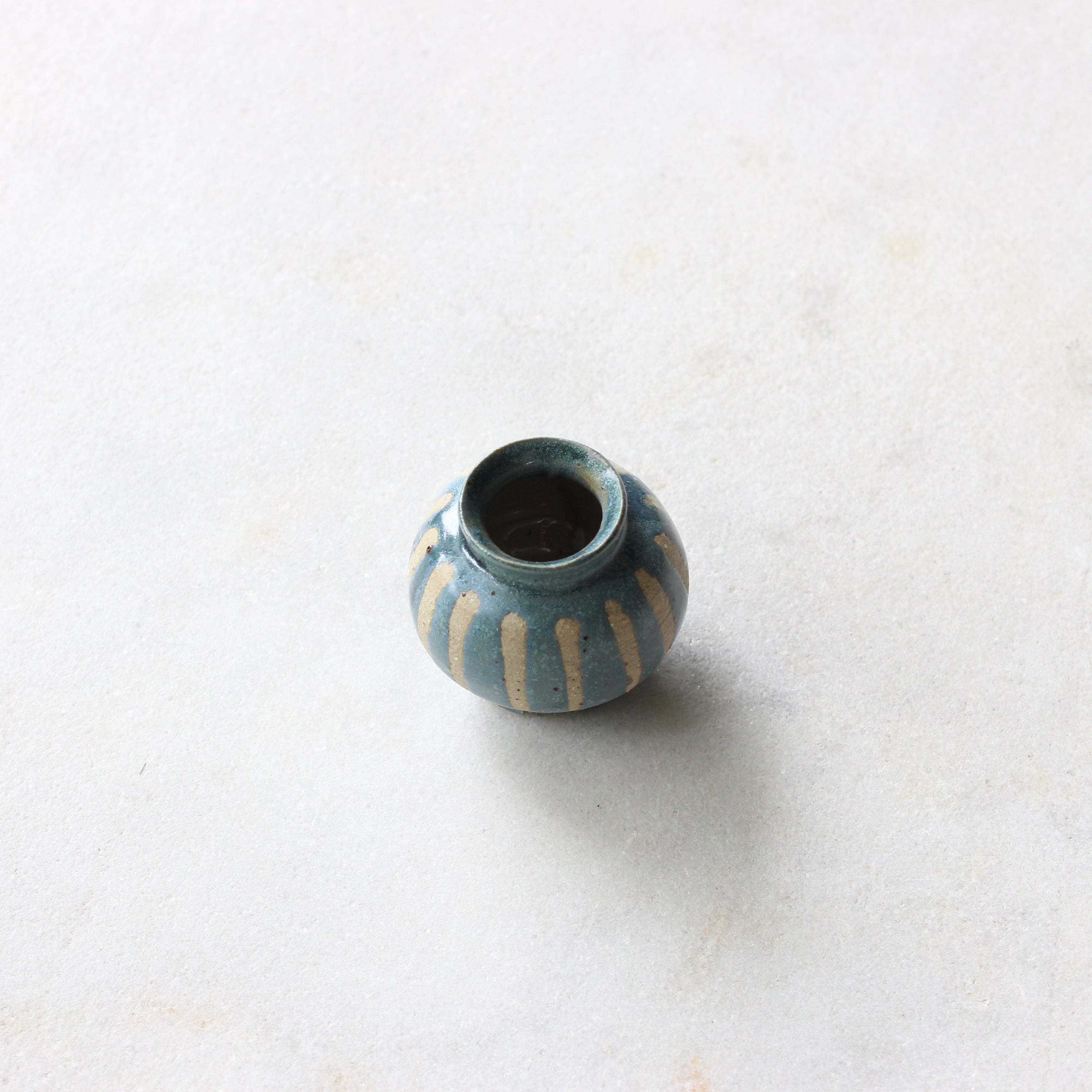 Mini striped pot Ceramics D H Makers 