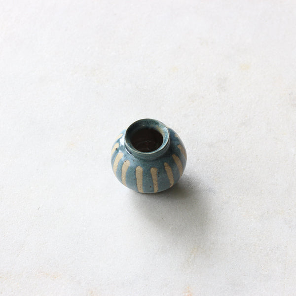Mini striped pot Ceramics D H Makers 
