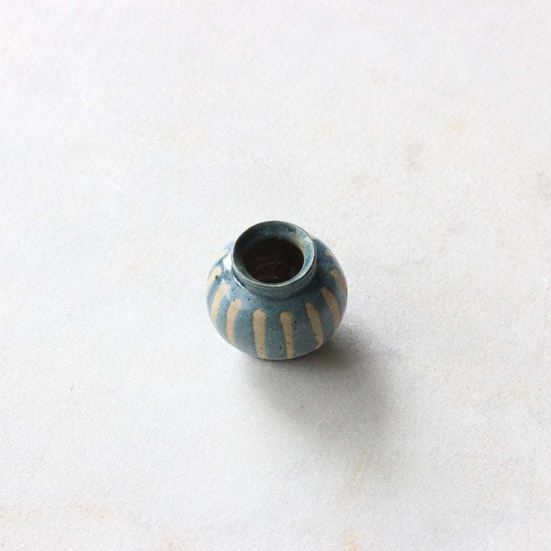 Mini striped pot Ceramics D H Makers 