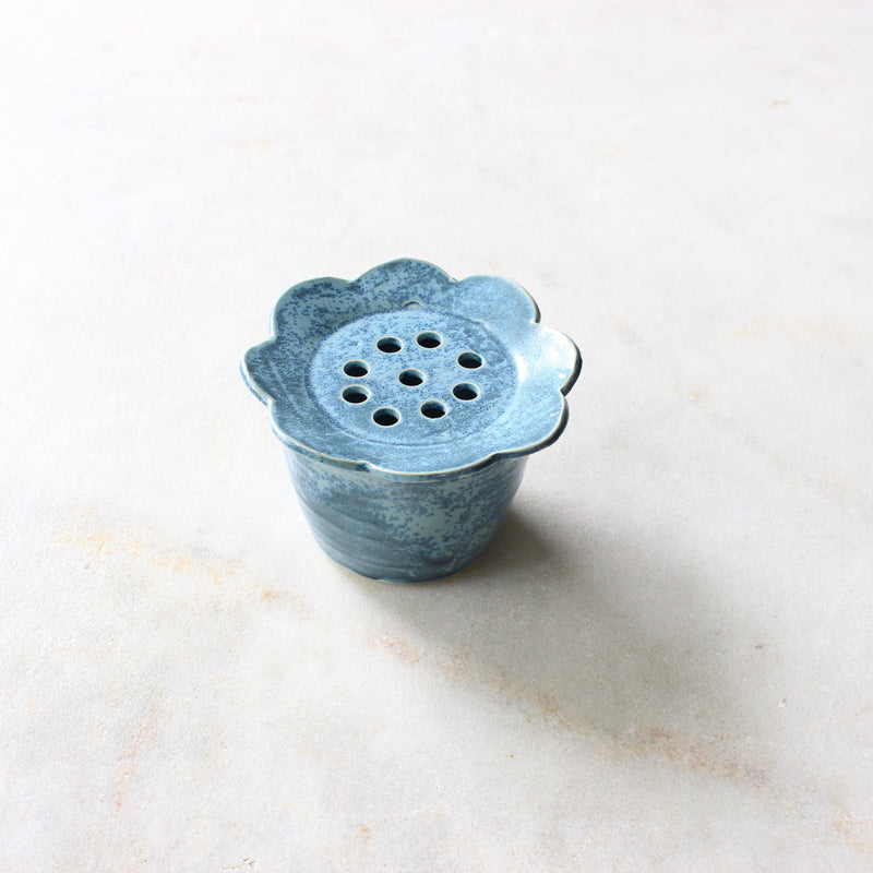 Little blue flower bowl Ceramics D H Makers 