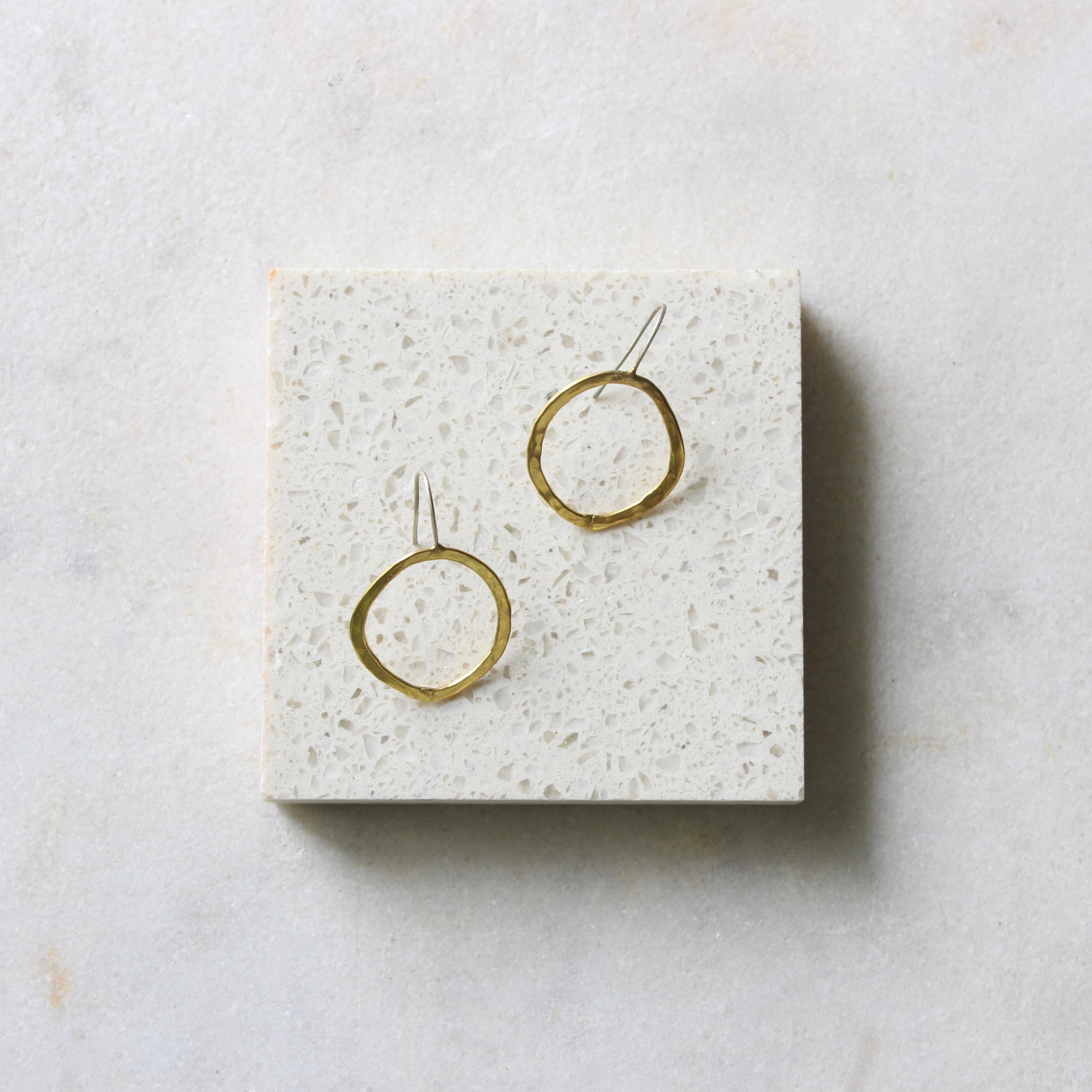 Round Hook Earrings Jewellery ARTIZ Jewellery 