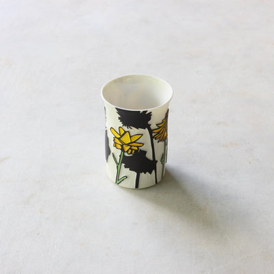 Porcelain Posy Vase Ceramics Sam Pettigrew Yellow Paper Daisy 