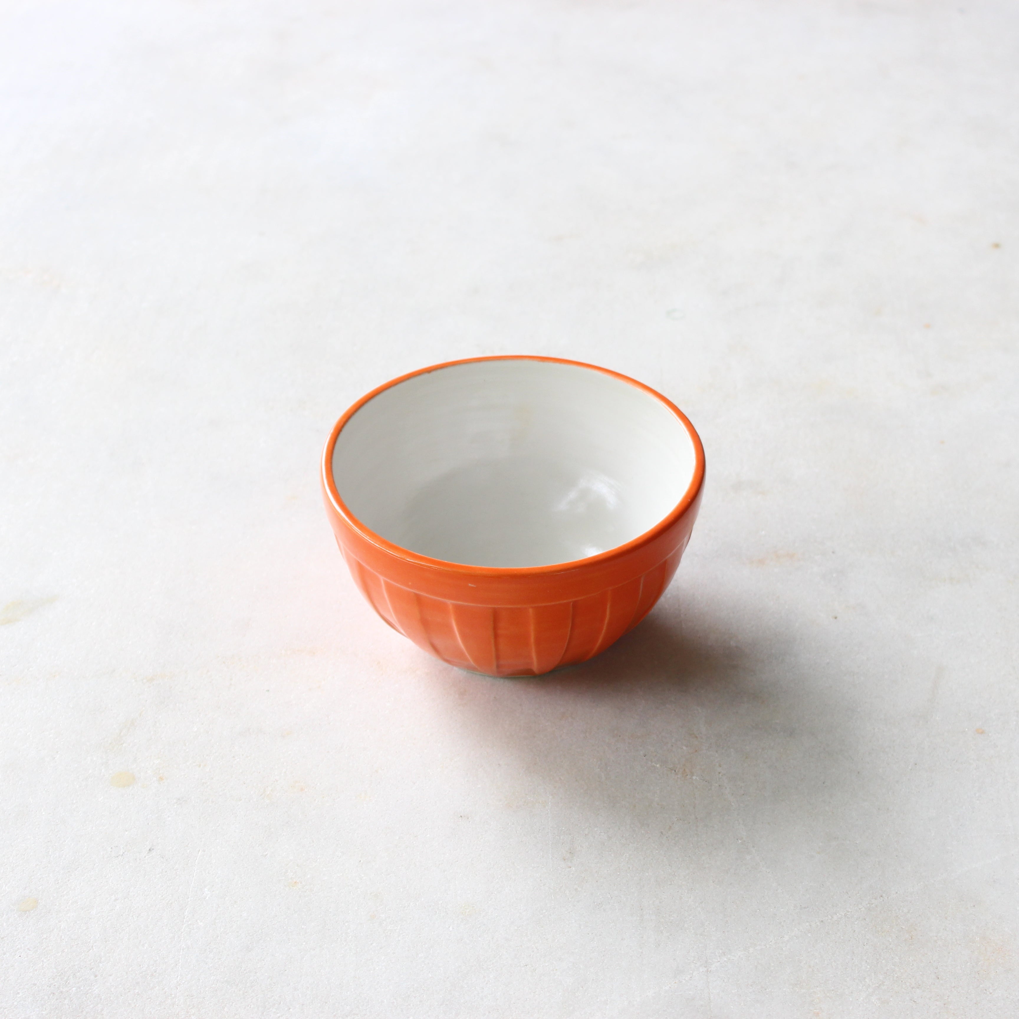 Orange Medium Bowl Ceramics Bec English 