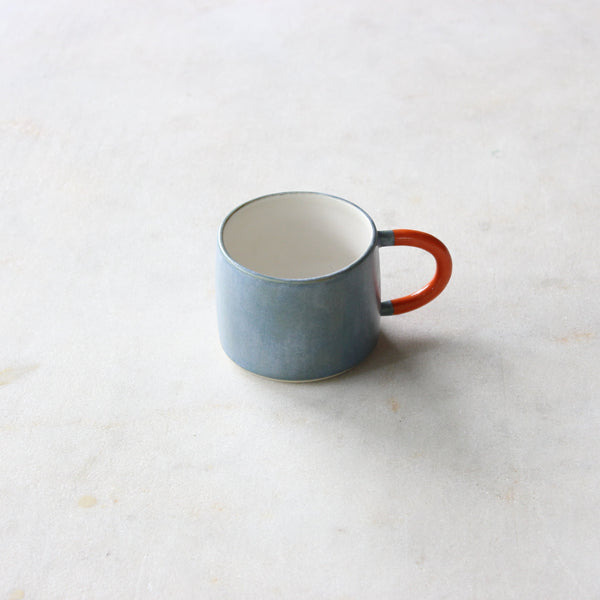 Denim & Orange Mug Ceramics Bec English 