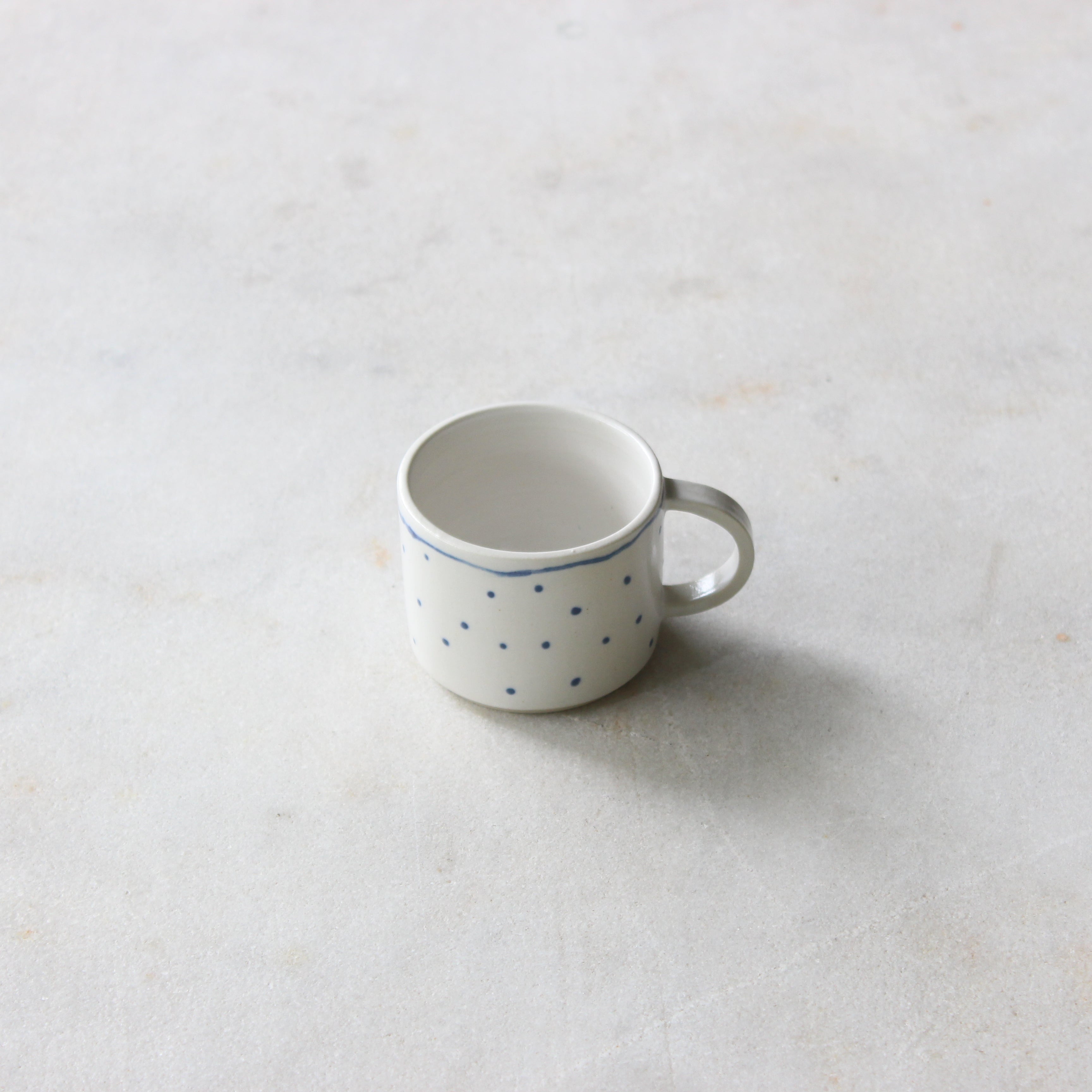 Spotty Piccolo Cup Ceramics Bec English 