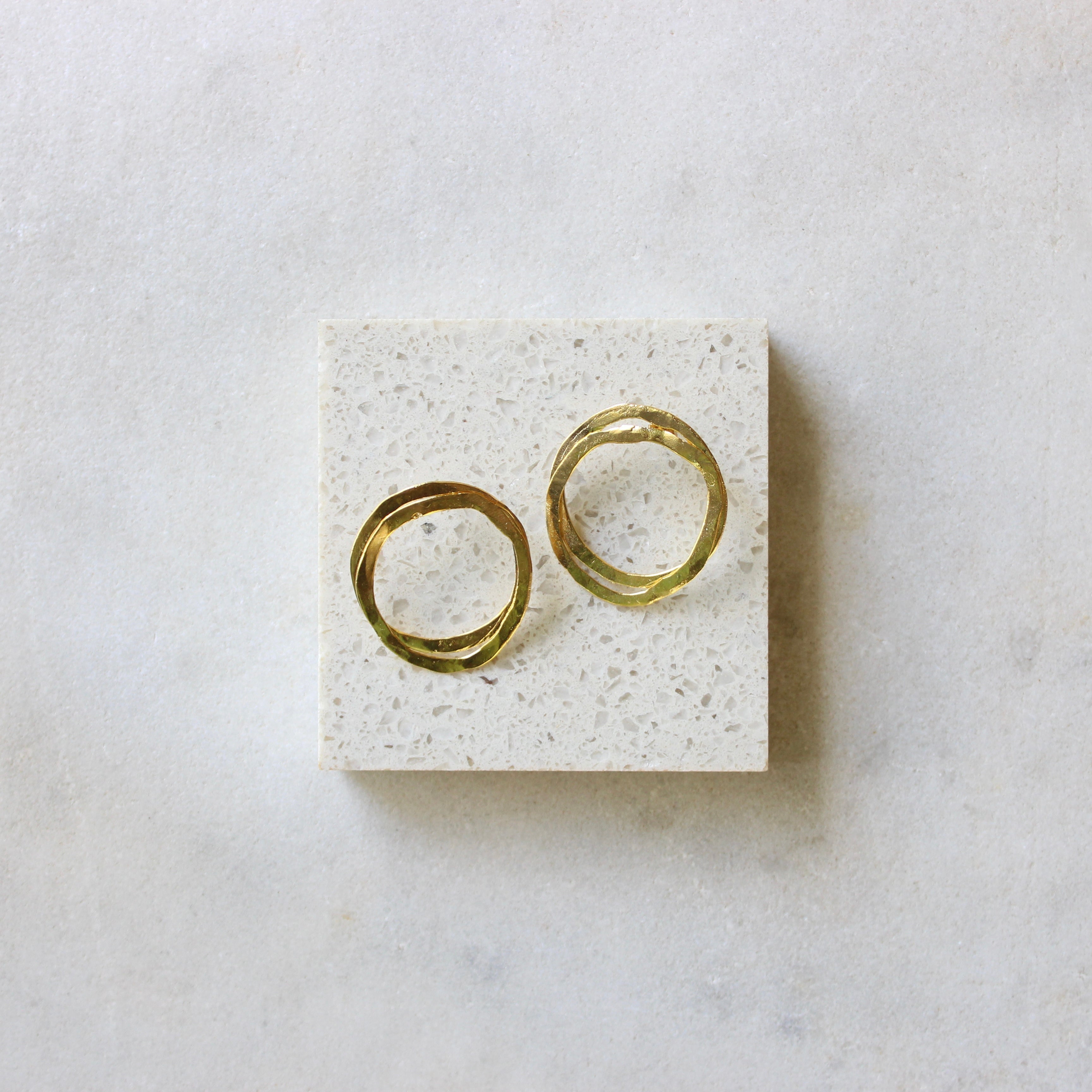 Interlocking hoop earrings- large Jewellery ArtizJewelery 