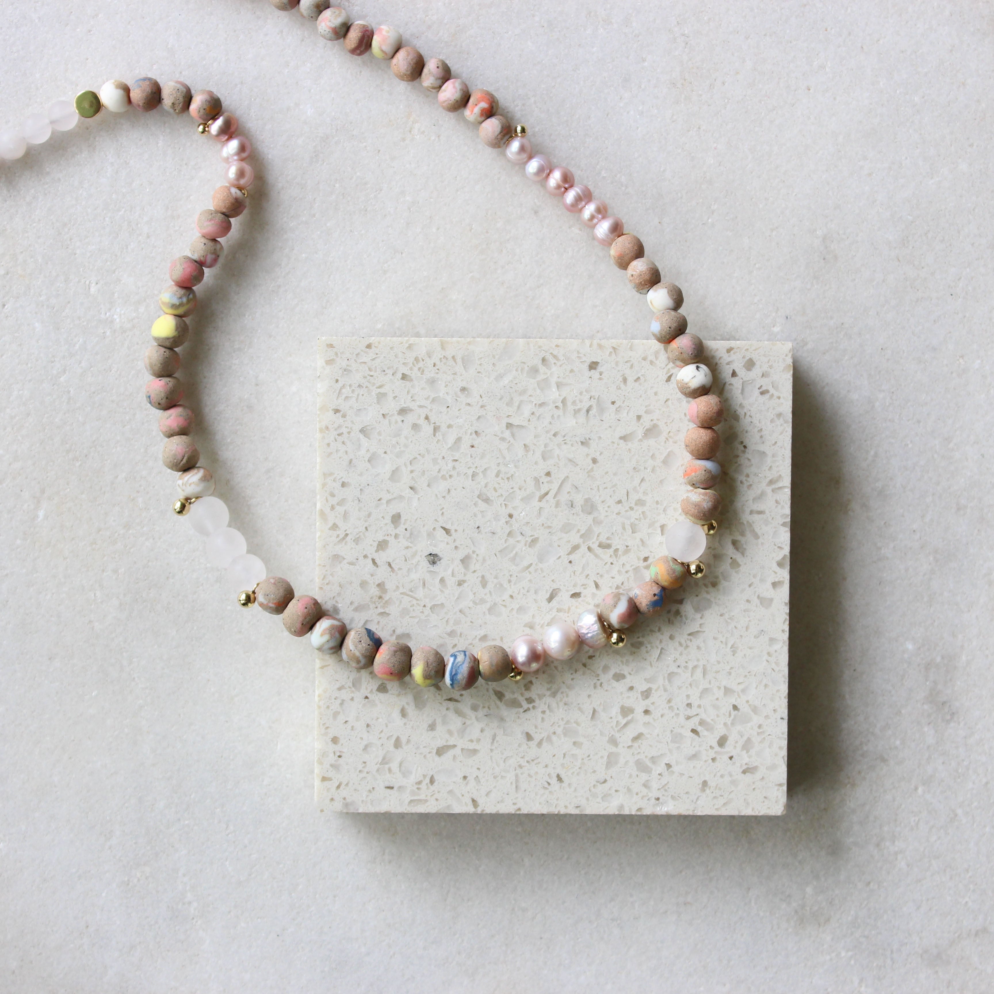 Petite Bead Nerikomi Necklace Jewellery Julia Bramich #1 