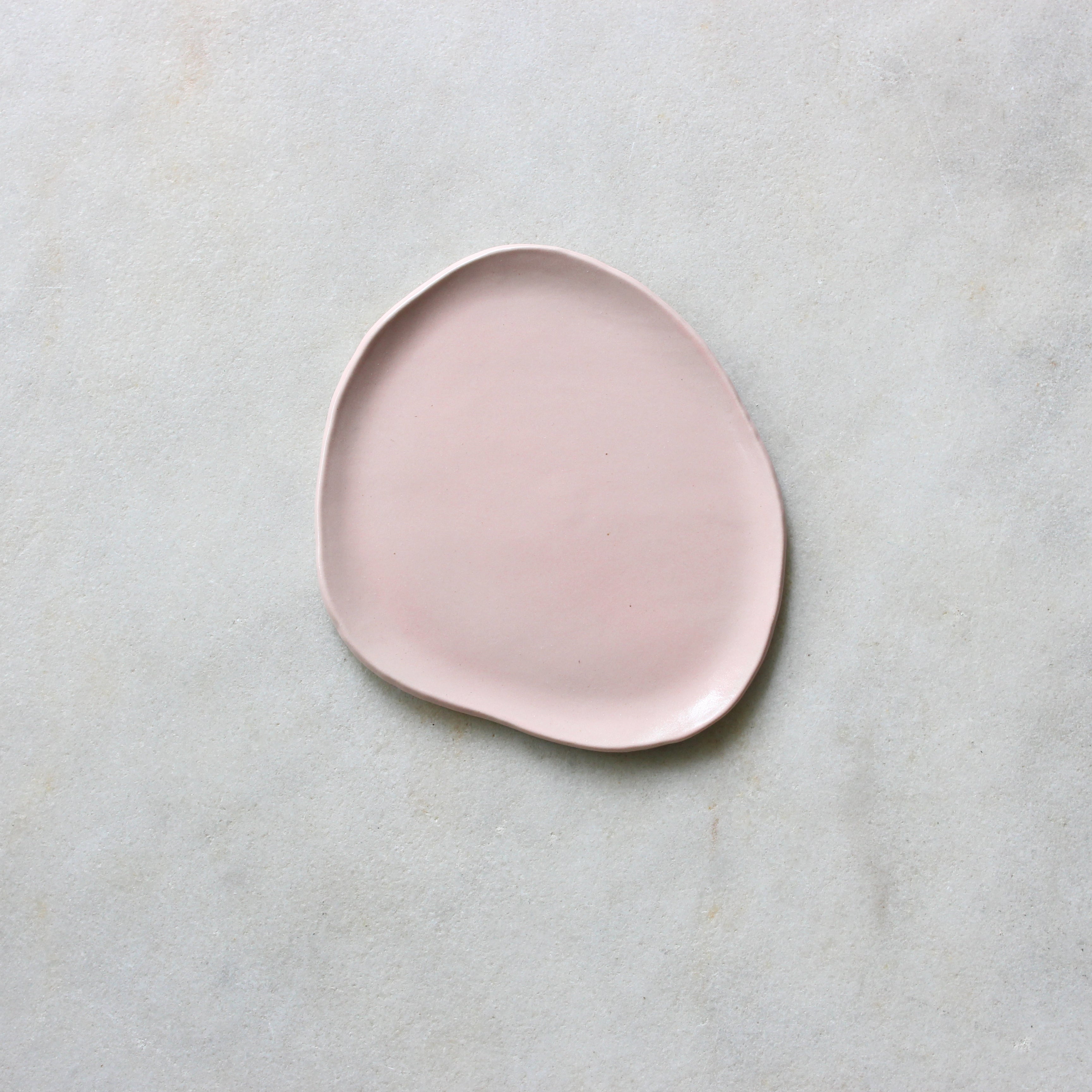 Pink Plate Medium Ceramics Bec English 