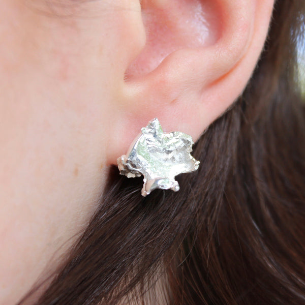 Splashing Joy Stud Earrings Jewellery Meiyee Jewellery 