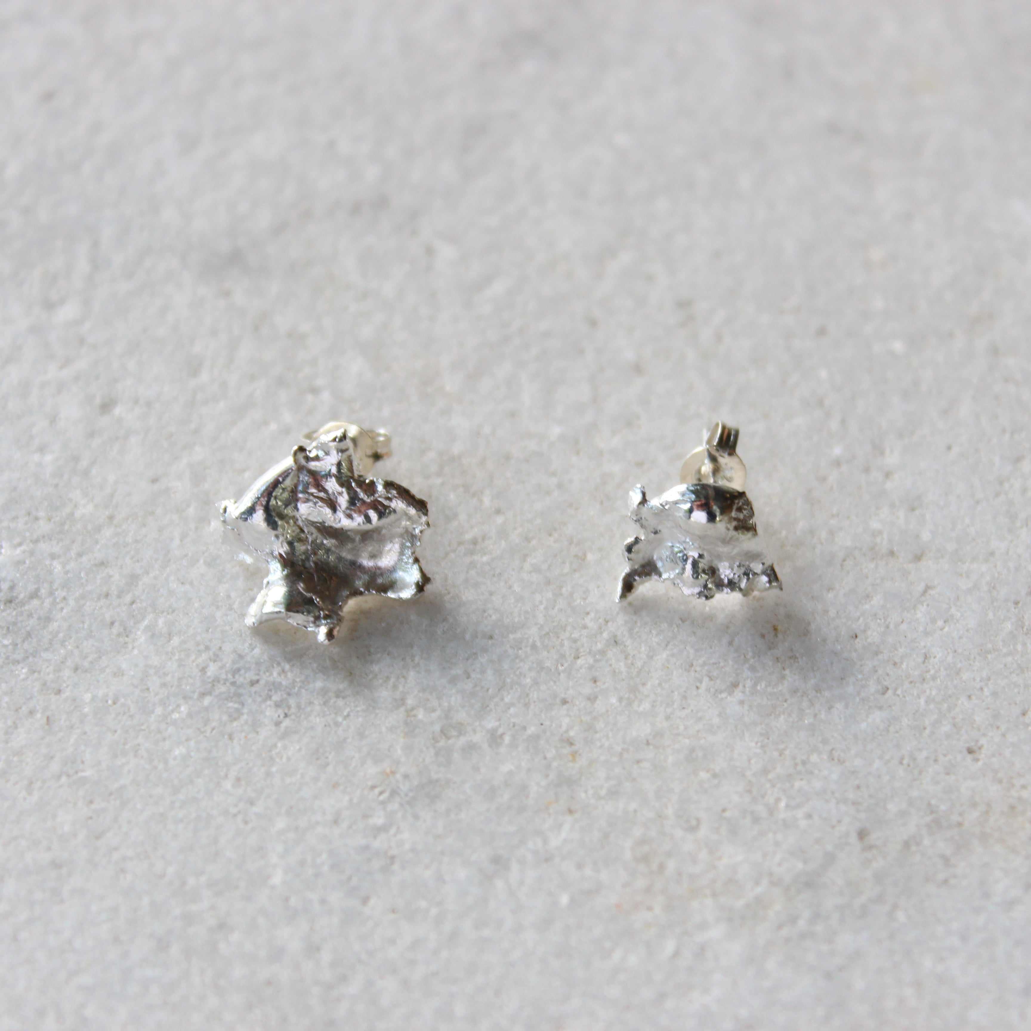 Splashing Joy Stud Earrings Jewellery Meiyee Jewellery 