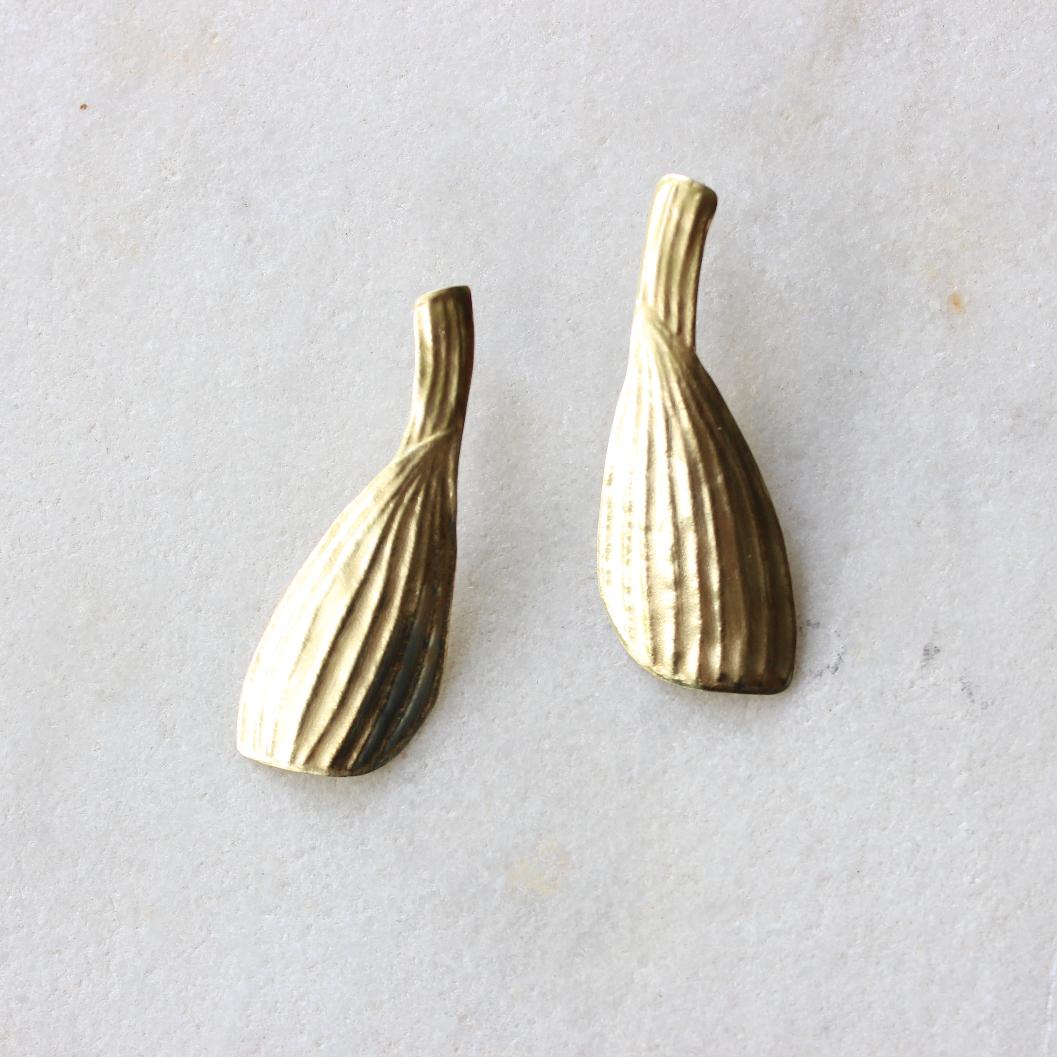 Fennel brass Jewellery Gabi Harris 