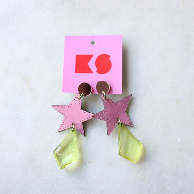 Leather earrings Kimi Schieren #7 