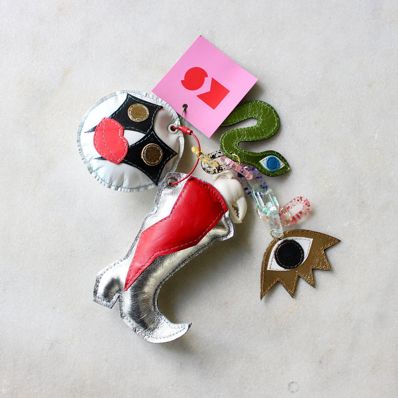 Leather bag charms Jewellery Kimi Schieren #1 