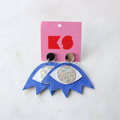Leather earrings Kimi Schieren #5 