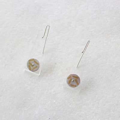 Keum-Boo Earrings Jewellery Rumma Designs Trapezium 
